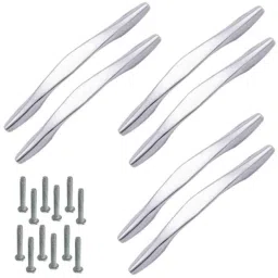 Atom 218 4 inch Chrome Plated Finish Zinc Cabinet Pull Handle (Pack of 4)-image-49