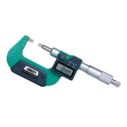 Insize Digital Point Micrometer, 30Deg, Range: 75-100 mm/3-4 inch, 3532-100A-75