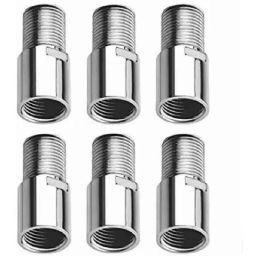 Neelkund 2 inch Stainless Steel Silver Extension Nipple (Pack of 6)-image-3