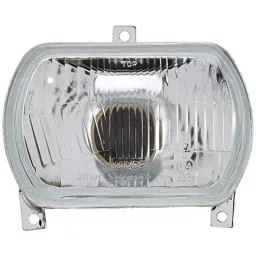 Uno Minda Left &a; Right Both Side Square Hard Coated Lens Headlight for Sonalika Tractor, HL-5528BM-picture-36