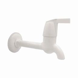 APL Apollo Quadro ABS White Long Body Bib Cock with Flange, TP040-picture-11