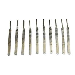Forgesy 10 Pcs 4 No Stainless Steel BP Handle with 23 No Blade Set, GSS021-picture-42