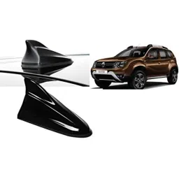 Auto Pearl Black Shark Fin Signal Receiver AM/FM Antenna For Renault Duster 2016-5