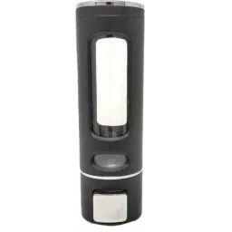 IRIS 400ml Plastic Black Liquid Soap Dispenser-image-27