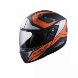 Studds Ninja Elite Super D4 Decor Plastic Matt Black Full Face Flip-Up Helmet, Size: Large-picture-23
