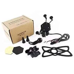 AOW X-Grip Fast Bike Mobile Charger &a; Phone Holder Verson 2 for Bajaj Pulsar 200NS-27