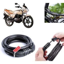 Auto Pearl PVC &a; Plastic Black Combination Cable Lock for Freedom, 904-picture-35