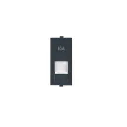 Anchor Roma Classic 1 Module RJ11 Black Single Telephone Jack with Shutter, 20857MB (Pack of 20)-picture-18