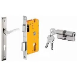 Dorset ML Series Fina 60mm Stainless Steel Door Handle Lock Set with Both Side Key Cylinder, ML FIN (Pack of 4)-picture-28