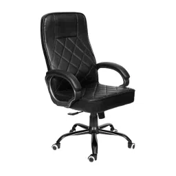 Rose Silk Black High Back Executive Office Chair-15