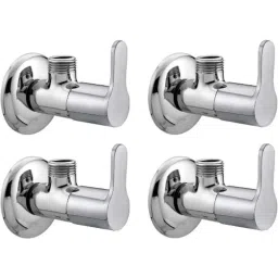 IRIS EVA Brass Chrome Finish Angle Cock (Pack of 4)-image-18