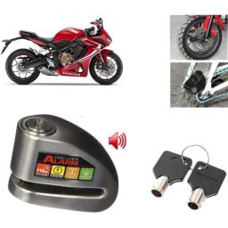 Auto Pearl Steel Black Anti-Theft Alarm Disc Brake Lock for CBR650R, Lock_333-12