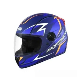 Studds Professional D1 Decor Plastic Blue Full Face Helmet, Size: Medium-picture-35