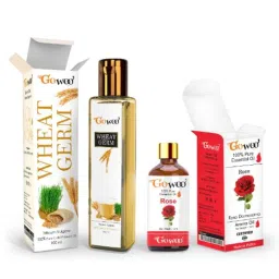 GoWoo 2 Pcs 10ml Natural Undiluted Rose Aroma Oil &a; 100ml Wheat Germ Carrier Oil Set, GWOC1156-P42+P185-picture-48