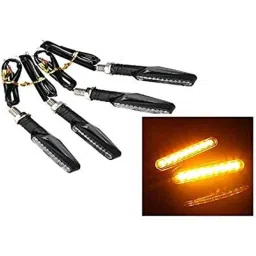 AOW Motorcycle Amber LED Turn Signal Indicators Light Lamp Regal Raptor 4Pcs for Honda CB Unicorn 150-36
