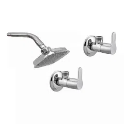 Fastgear 3 Pcs Marc Stainless Steel Silver Chrome Finish Bathroom Faucet Set, FG1117-image-90