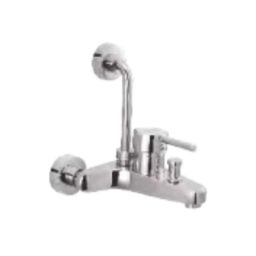 Somany Florence Brass Chrome Finish Wall Mixer with L Bend, 272110190171-image-37
