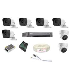 Hikvision 5MP 8 Channel Full Hd Dvr &a; Camera Combo Kit with 5 Bullet &a; 2 Dome Camera-33