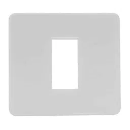 L&a;T enGem 1 Module Cover Plate with Grid Frame, CB93101FW00 (Pack of 24)-picture-33