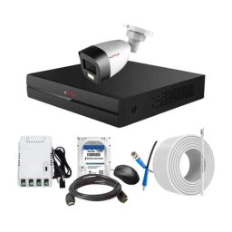 CP Plus 2.4MP Full Colour HD Audio Indoor &a; Outdoor CCTV Combo Kit with 4Ch DVR, 1 Bullet Camera, 4Ch SMPS, 70m Copper Cable, 500GB HDD &a; Connectors-9