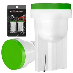 AllExtreme EXTPLG2 1W T10 Green Interior Pilot License Plate Dome Indicator LED Parking Light for Car Bike &a; Motorcycle (Pack of 2)-image-90