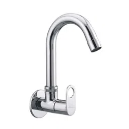10X ST-O123 Brass Wall Mount Chrome Plated Sink Tap for Kitchen by Moglix-image-65