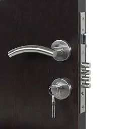 Homexpert Rose MG1102-R-OSK 60mm Stainless Steel Silver One Side Key Mortise Door Lock Set-picture-16