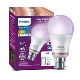 Philips Wiz 9W E27 Multicolour 16 Million Colors Wi-Fi Smart LED Bulb with Amazon Alexa &a; Google Assistant Compatible-30