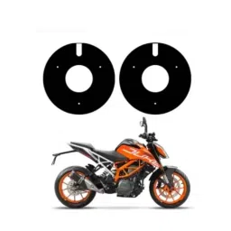 RA Accessories 2 Pcs ABS Plastic Black Bike Wheel Cover Set for KTM Duke 390, RAAW5VGV-picture-1