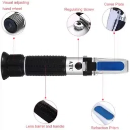 Real Instruments 45-82% Brix Manual Handheld Refractometer image 4