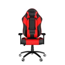 Rekart Nylon Red &a; Black Multi Functional Adjustable Ergonomic Wing Back Gaming Chair with Lumbar Support, M1 Red-image-18
