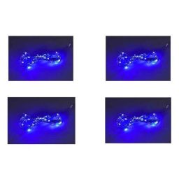 Tucasa DW-417 3m Battery Operated Blue LED Copper Wire String Light (Pack of 4)-32