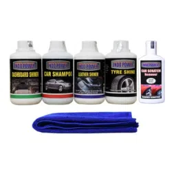 Indopower Ff819 Dashboard Shiner, Car Wash Shampoo, Tyre Shiner, Leather Shiner, Scratch Remover, Car Cloth Kit, AHh821-image-74