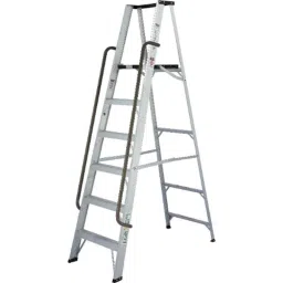 Liberti 6ft 5x3 Step Aluminium Foldable Heavy Duty Platform Ladder with Handrail, P1406C-image-5