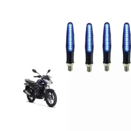 Cartronics Pencil Type Blue LED Indicator for Bajaj Discover 150 S (Pack of 4)-picture-43