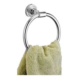 Oleanna BSDR-01 Designer Brass Chrome Finish Bathroom Towel Holder-image-47