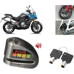 Auto Pearl Steel Black Anti-Theft Alarm Disc Brake Lock for 650MT, Lock_139-picture-30