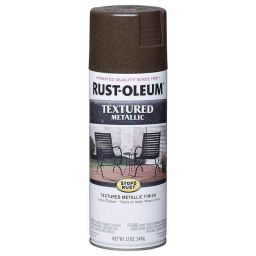 Rust-Oleum 252303 340g Mystic Brown Stops Rust Textured Spray Paint-21