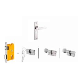 Dorset Deolo HL DEO 8 inch Stainless Steel Lock Set with Coin &a; 60mm Knob Cylinder-image-62