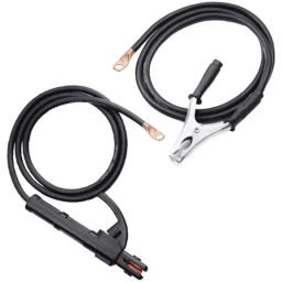 Implemental 250A Electrode Holder &a; Clamp Cable Set with Lug Connector, BKJAGAN784-image-32