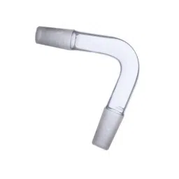 ABGIL B-40 Borosilicate 3.3 Glass Glossy Smooth Finish Recovery Bend Sloping Adapter, ABG459-4