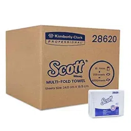 Scott 250 Pulls White Multifold Paper Towel, 28620 (Pack of 16)-47