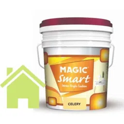 Magic Paints Smart 20 Litre Celery Matte Finish Interior Acrylic Emulsion Paint-image-63