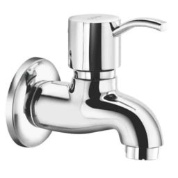 Cera Crayon Brass Chrome Finish Bib Cock with Wall Flange &a; Aerator, F2008151-picture-43