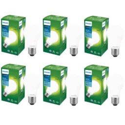 Philips Full Glow 9W E27 6500K Cool Day White LED Bulb (Pack of 6)-27