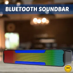 GUGGU Megabar (PORTABLE HOME TV SOUNDBAR) Dynamic Thunder Sound With RGB LightW186 20 W Bluetooth Soundbar-image-79
