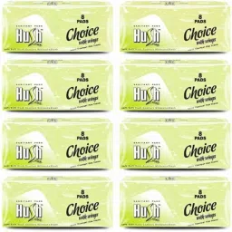 Hush Choice 8 Pcs 240mm Straight Napkins with Wings, E13, Size: L (Pack of 8)-38