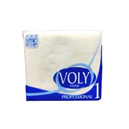 Voly Professional-1 65 Pcs 27x24cm 1 Ply Semi-Soft Tissue Paper Napkin Packet, VP1W-9 (Pack of 9)-11