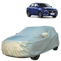 AllExtreme D7007 Reflective Silver Custom Fit Car Body Cover with Mirror Pocket for Maruti Suzuki Dzire-picture-38