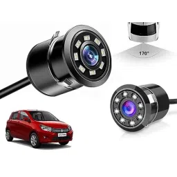 Auto Pearl 8 LED Black Waterproof &a; Shockproof HD Night Vision Car Reverse Parking Camera for Maruti Suzuki Celerio LXI 2014 onwards-picture-18